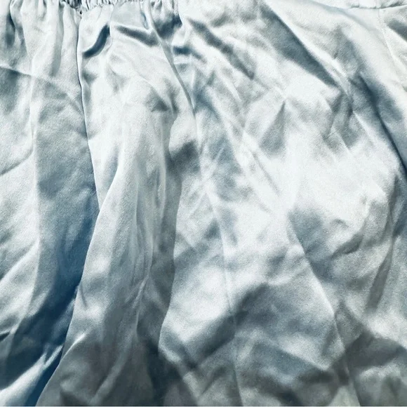 Reformation Elegant Blue silk Dress NEW - Picture 9 of 10